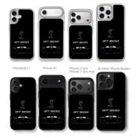 Shelby GT500 front with cobra logo Chris Brown Phone Case Black Electroplated Silver For Iphone 11 To 17