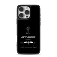 Shelby GT500 front with cobra logo iPhone 16 Pro Max Black Case