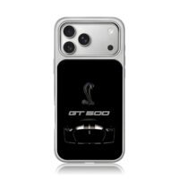 Shelby GT500 front with cobra logo iPhone 17 Pro Max Electroplated Silver Case1