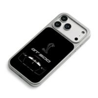 Shelby GT500 front with cobra logo iPhone 17 Pro Max Electroplated Silver Case2