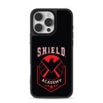 SHIELD Academy varsity eagle logo iPhone 16 Pro Max Black Case