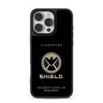 SHIELD Marvel classified security iPhone 16 Pro Max Black Case
