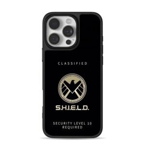 SHIELD Marvel classified security iPhone 16 Pro Max Black Case