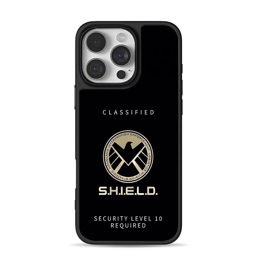 SHIELD Marvel classified security iPhone 16 Pro Max Black Case SHIELD Marvel classified security iPhone 16 Pro Max Black Case