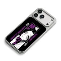 Shinobu Kochou Demon Slayer art iPhone 17 Pro Max Electroplated Silver Case2