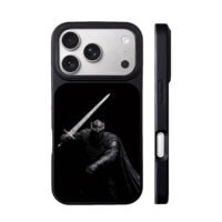 Shiny crown knight sword black iPhone 17 Pro Max Black Case