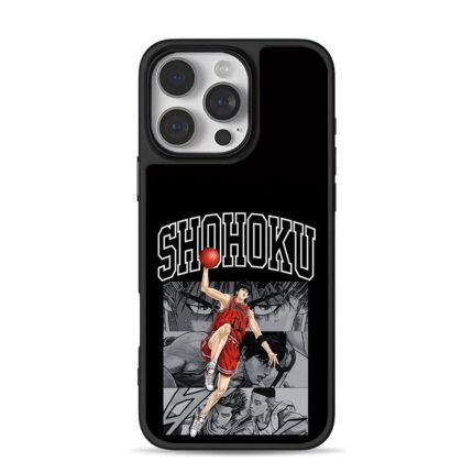 Shohoku Rukawa dunk Slam Dunk manga iPhone 16 Pro Max Black Case