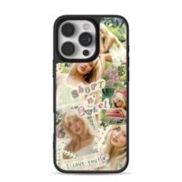 Short n Sweet Sabrina photo collage iPhone 16 Pro Max Black Case