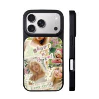 Short n Sweet Sabrina photo collage iPhone 17 Pro Max Black Case