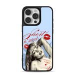 Short n sweet Sabrina red lips girl iPhone 16 Pro Max Black Case