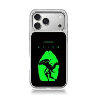 Sigourney Weaver Alien xenomorph iPhone 17 Pro Max Electroplated Silver Case1