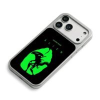Sigourney Weaver Alien xenomorph iPhone 17 Pro Max Electroplated Silver Case2