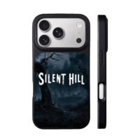Silent Hill eerie forest house iPhone 17 Pro Max Black Case
