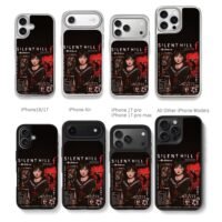 Silent Hill f Shimizu Hinako horror Chris Brown Phone Case Black Electroplated Silver For Iphone 11 To 17