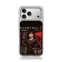 Silent Hill f Shimizu Hinako horror iPhone 17 Pro Max Electroplated Silver Case1