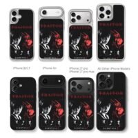 SilentHillfTraitorRedFoxMaskGirls Chris Brown Phone Case Black Electroplated Silver For Iphone 11 To 17