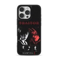 SilentHillfTraitorRedFoxMaskGirls iPhone 16 Pro Max Black Case