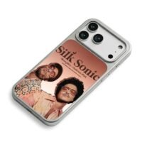 Silk Sonic Bruno Mars Anderson Paak iPhone 17 Pro Max Electroplated Silver Case2