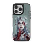 Silver odd eyes blood girl iPhone 16 Pro Max Black Case