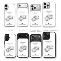 Silverstone F1 circuit map UK flag Chris Brown Phone Case Black Electroplated Silver For Iphone 11 To 17