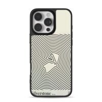 Silverstone race track line art car iPhone 16 Pro Max Black Case