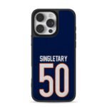 Singletary 50 navy football jersey iPhone 16 Pro Max Black Case