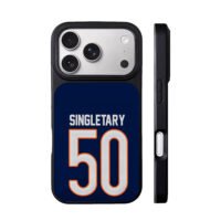 Singletary 50 navy football jersey iPhone 17 Pro Max Black Case
