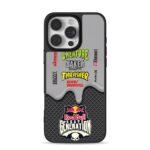 Skate logos Red Bull skate art iPhone 16 Pro Max Black Case