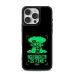 Skeleton thumbs up nuke blast iPhone 16 Pro Max Black Case