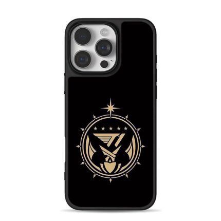 SKT T1 golden team logo iPhone 16 Pro Max Black Case