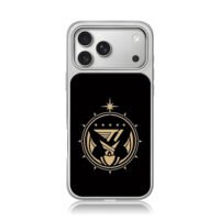 SKT T1 golden team logo iPhone 17 Pro Max Electroplated Silver Case1