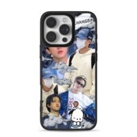SKZ Changbin Pochacco collage iPhone 16 Pro Max Black Case