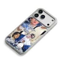 SKZ Changbin Pochacco collage iPhone 17 Pro Max Electroplated Silver Case2