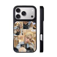 SKZ Felix cute selfie collage decor iPhone 17 Pro Max Black Case