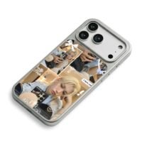 SKZ Felix cute selfie collage decor iPhone 17 Pro Max Electroplated Silver Case2