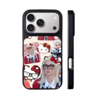 SKZ Felix Hello Kitty collage iPhone 17 Pro Max Black Case