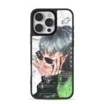 SKZ SClass idol silver sunglasses iPhone 16 Pro Max Black Case