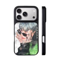 SKZ SClass idol silver sunglasses iPhone 17 Pro Max Black Case