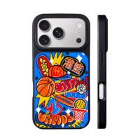 Slam dunk basketball graffiti art iPhone 17 Pro Max Black Case