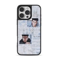 Slam Dunk boys Akagi Sendoh collage iPhone 16 Pro Max Black Case