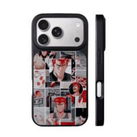 Slam Dunk Hanamichi manga collage iPhone 17 Pro Max Black Case