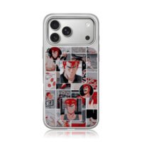 Slam Dunk Hanamichi manga collage iPhone 17 Pro Max Electroplated Silver Case1