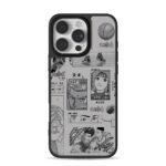 Slam Dunk manga basketball collage iPhone 16 Pro Max Black Case
