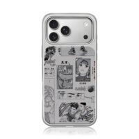 Slam Dunk manga basketball collage iPhone 17 Pro Max Electroplated Silver Case1