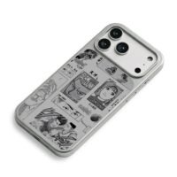 Slam Dunk manga basketball collage iPhone 17 Pro Max Electroplated Silver Case2