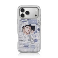 Slam Dunk Mitsui vintage collage iPhone 17 Pro Max Electroplated Silver Case1