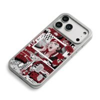 Slam Dunk red comic anime collage iPhone 17 Pro Max Electroplated Silver Case2