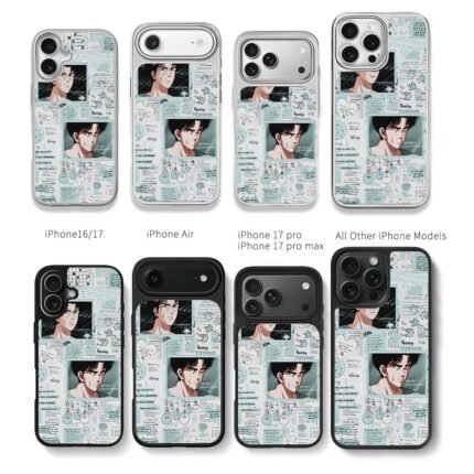 Slam Dunk Rukawa anime collage Chris Brown Phone Case Black Electroplated Silver For Iphone 11 To 17
