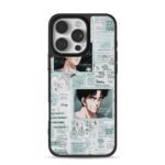 Slam Dunk Rukawa anime collage iPhone 16 Pro Max Black Case