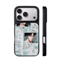 Slam Dunk Rukawa anime collage iPhone 17 Pro Max Black Case